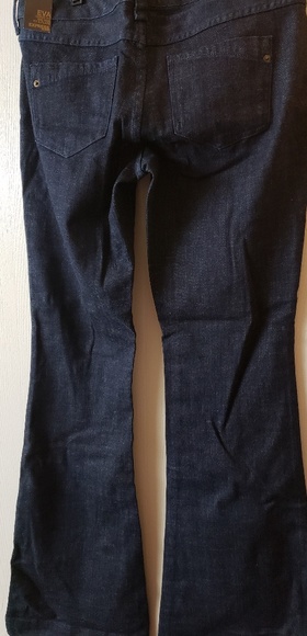 Express "Eva Longoria" Denim Flare Jeans 8L - Picture 2 of 4